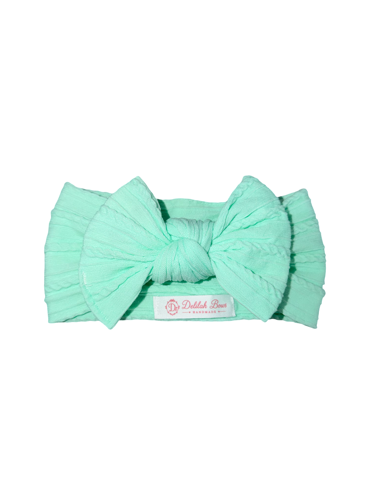 Mint Sweetheart Bow Headband