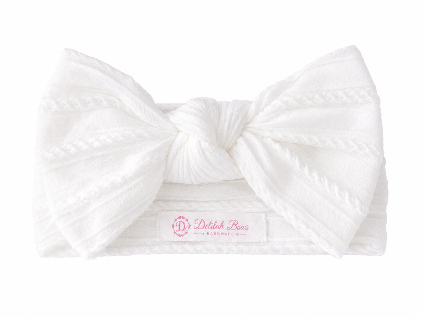 Pearl White Statement Bow