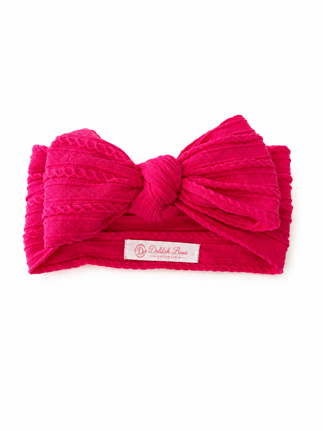 Fuchsia Statement Bow