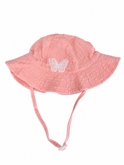 Pink Butterfly Summer Sun Hat
