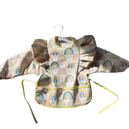 Rainbow Long Sleeve Bib