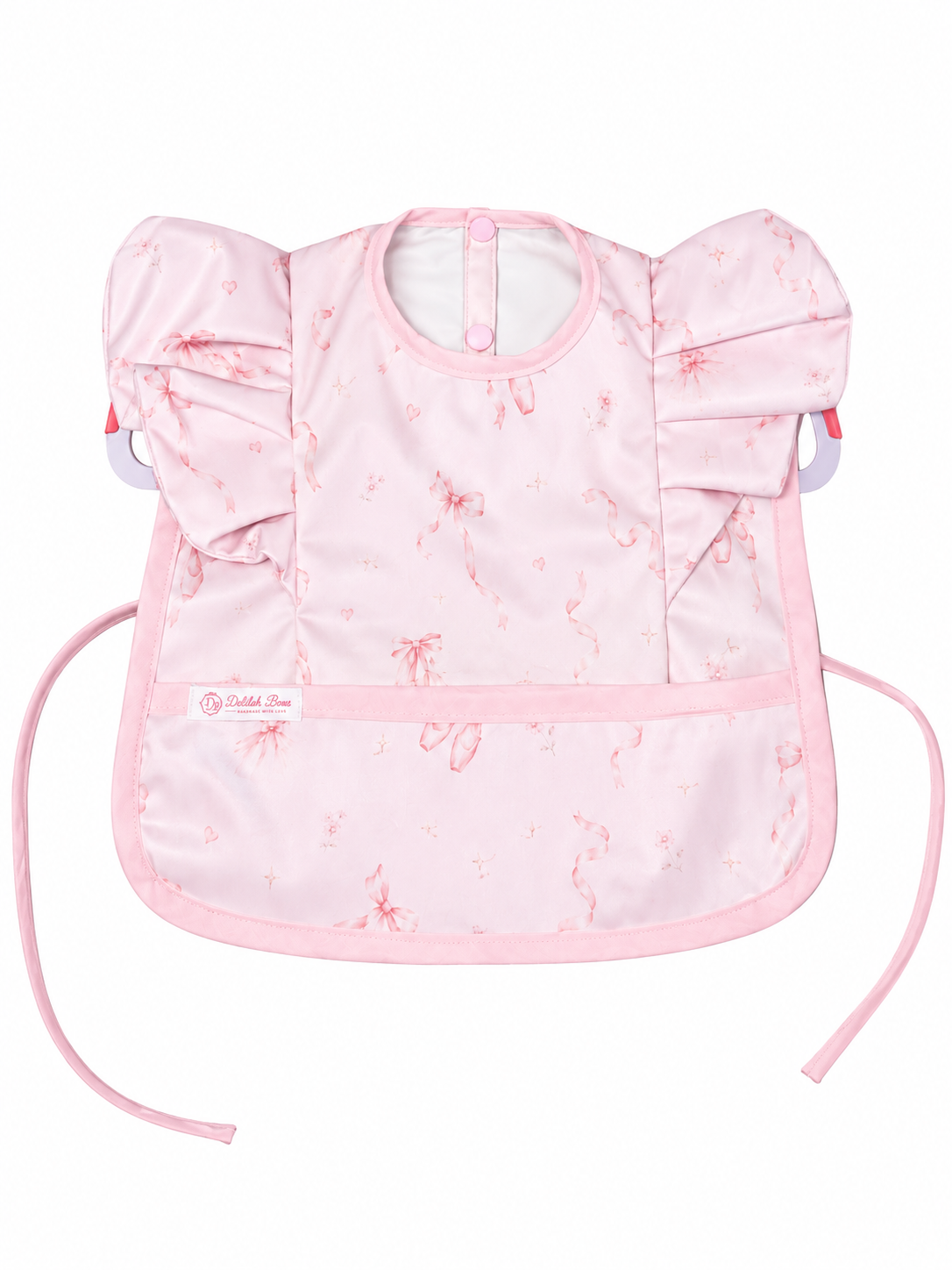 Pink Ballet Sleeveless Bib - Pink Trim