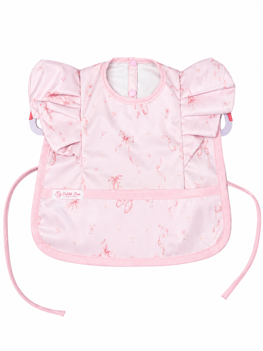 Pink Ballet Sleeveless Bib - Pink Trim