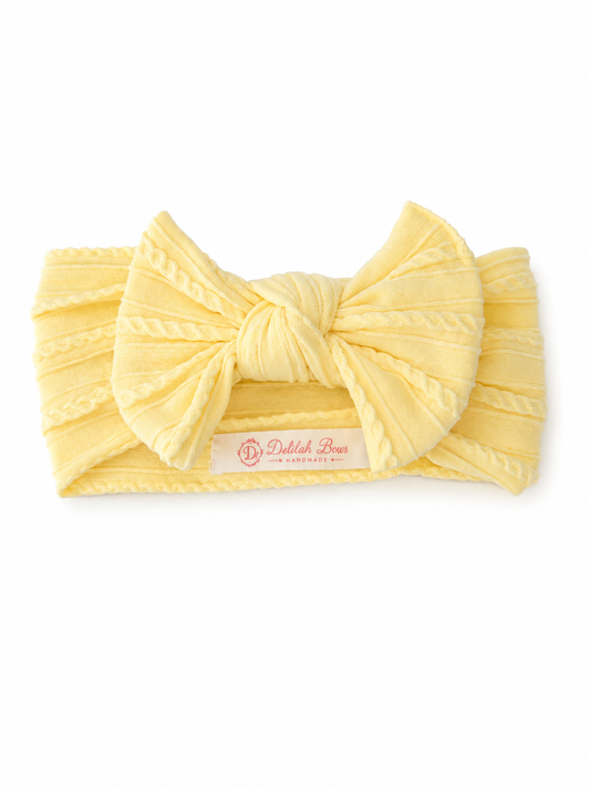 Lemon Drop Sweetheart Bow