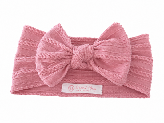 Vintage Pink Sweetheart Bow